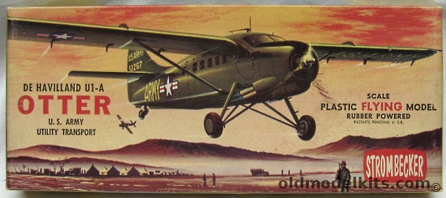 Strombecker 1/48 De Havilland U1-A Otter - US Army Utility Transport, FM24-100 plastic model kit
